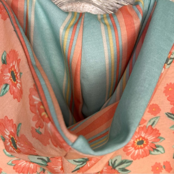 Matilda Jane Robe Girls Small (4-6) Pockets | Hood | Peach & Mint Green EUC - Picture 3 of 12